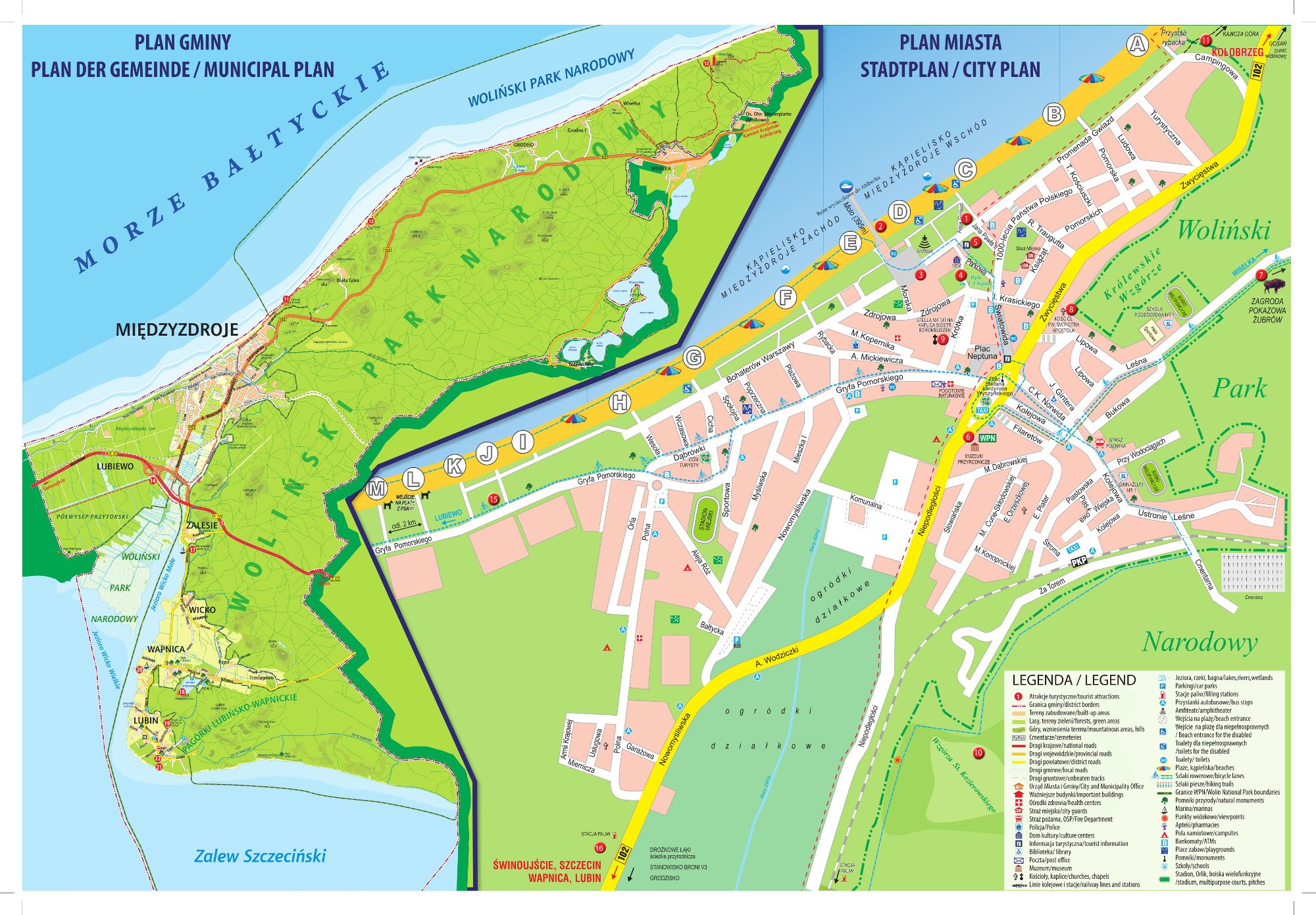 Mapa Międzyzdroje | Mapa